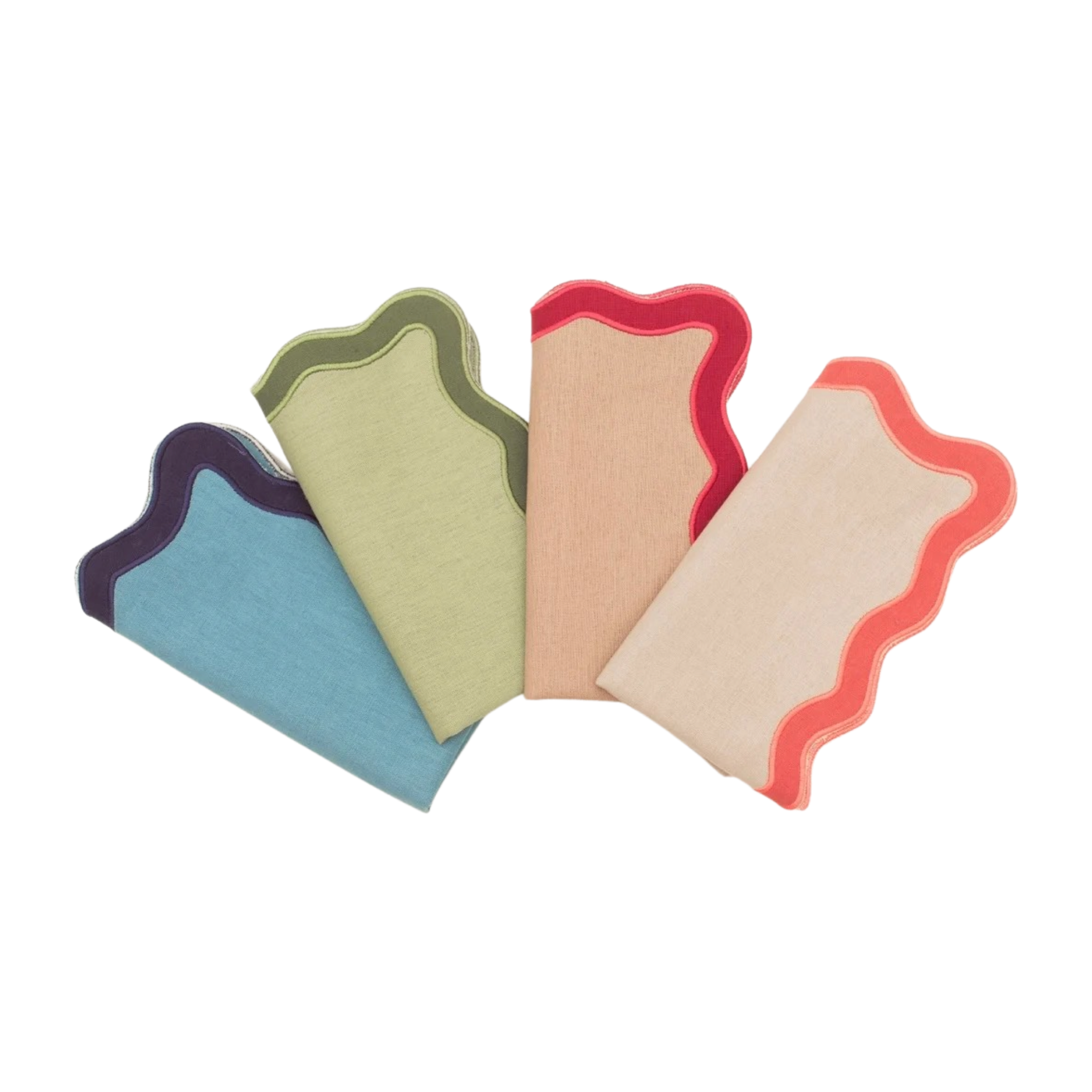 SET SERVILLETA ONDAS NARANJA