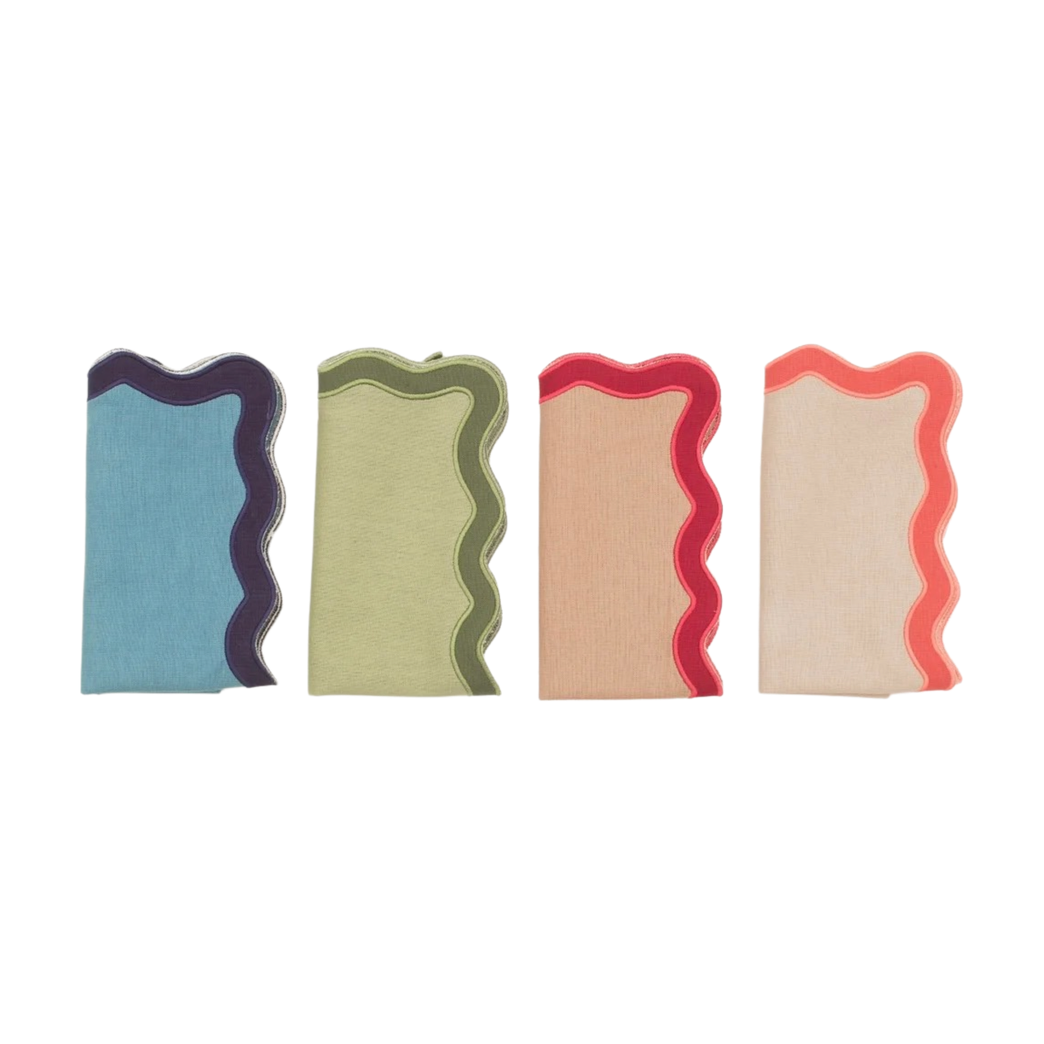 SET SERVILLETA ONDAS NARANJA