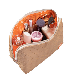 Belize Toasted Almond Lola Makeup Bag